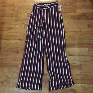 Flynn Skye High Waisted Stripe Pants S